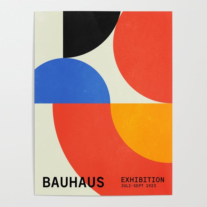 Bauhaus Exhibition 1923 II: Mid-Century Series Poster by ayeyokp added by Kelly Calley