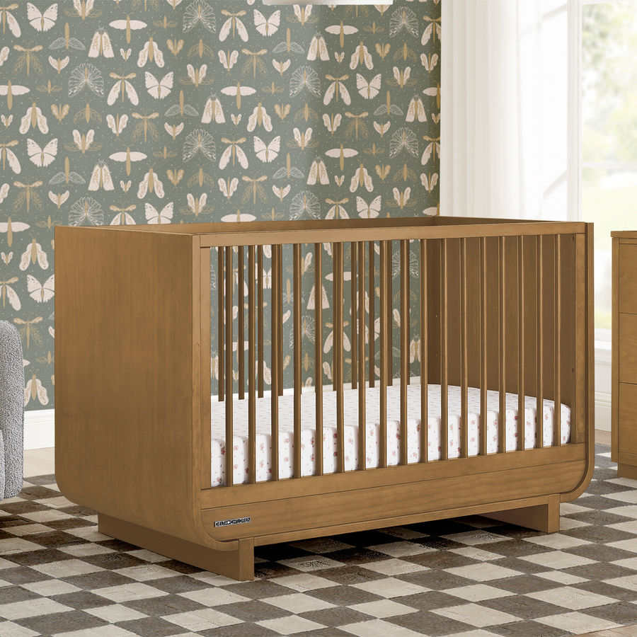 Delta Children Rhodes 4-In-1 Convertible Crib - Greenguard Gold Certified | Wayfair added by Erica Williams
