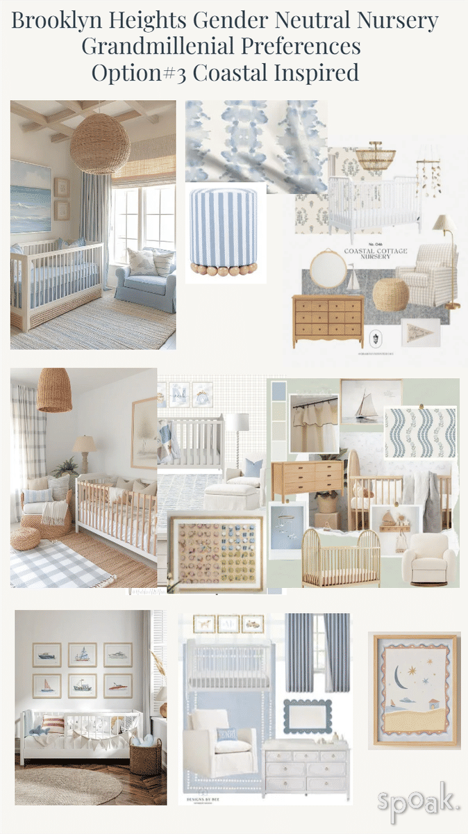 Coastal Nursery Inspo designed by Nicholas Alberti