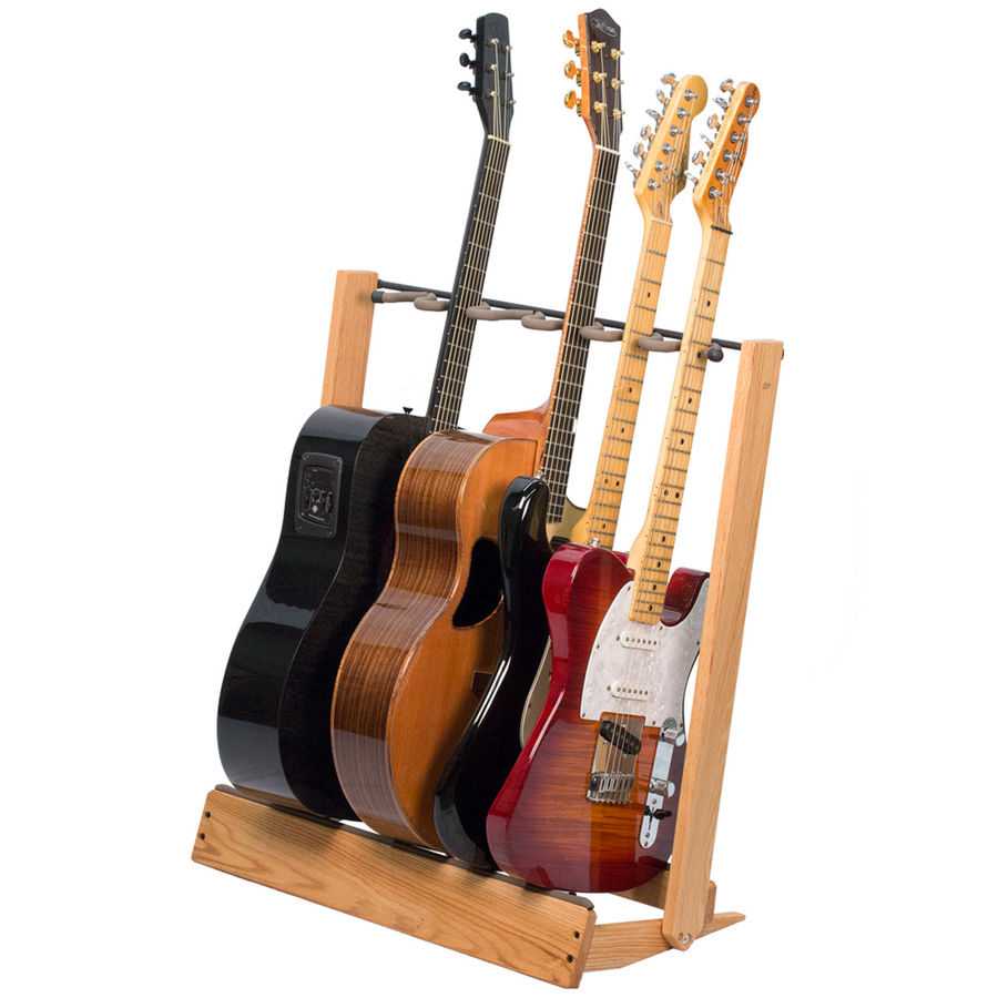 Guitar Floor Rack | CC34 - Oak added by Kate Lynn Nemett