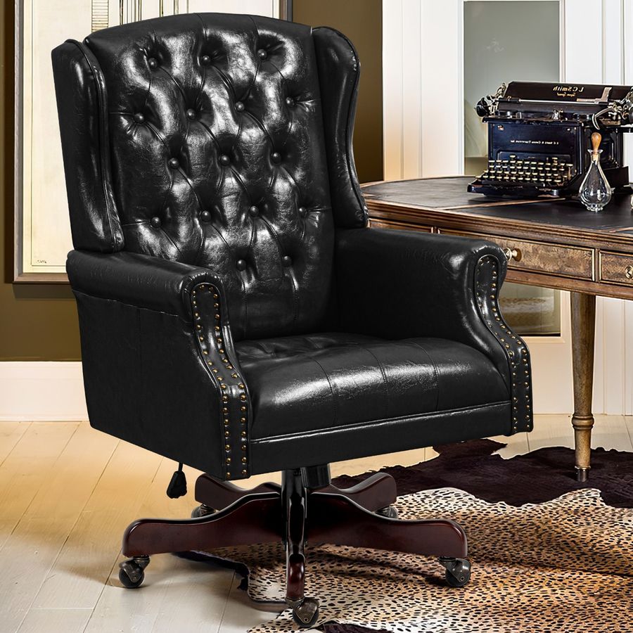 AVAWING Classic Executive Office Chair High Back Wingback Boss Chair added by Shannon Bernier