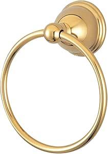 Kingston Brass BA3964PB Restoration Towel-Ring, 6-Inch, Polished Brass added by Jessica Sweet
