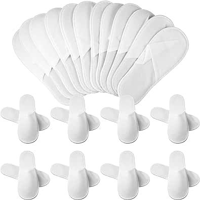 40 Pairs Disposable Spa Slippers Non Slip Closed Toe Hotel Slippers Fluffy Disposable House Slippers White Disposable Slippers Unisex Guest Slippers Shoes for Men Women Home Hotel Wedding Supplies added by sallie tyler