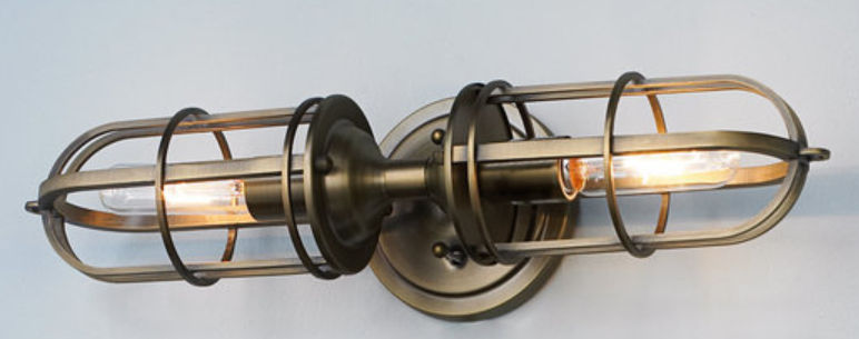 Nautical Cage Bath Light - 2 Light added by Spoak Member
