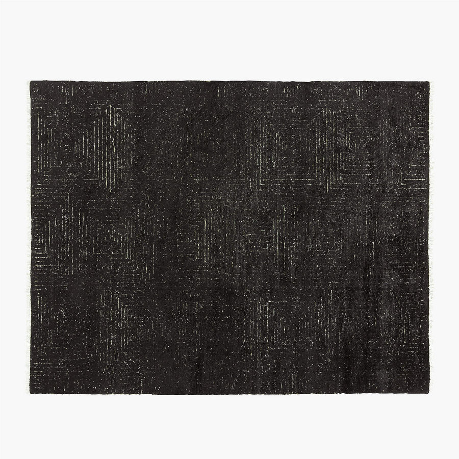 Keen Hand-Knotted Viscose Black Rug 8'x10' | CB2 added by Spoak Member