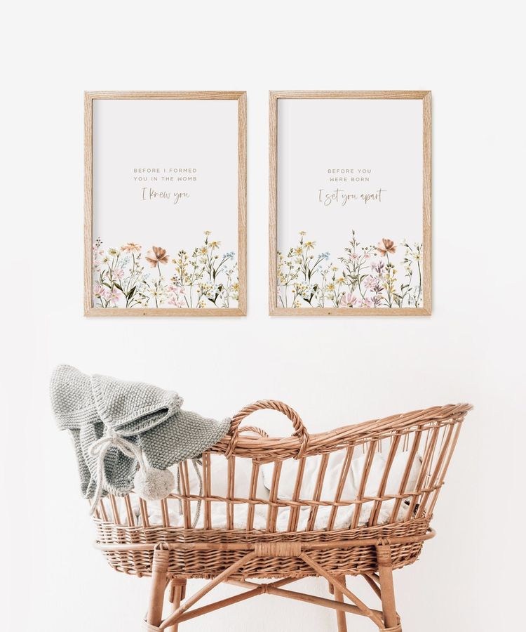 CHRISTIAN NURSERY ART  Before I Formed You Girl Nursery Wall - Etsy added by Spoak Member