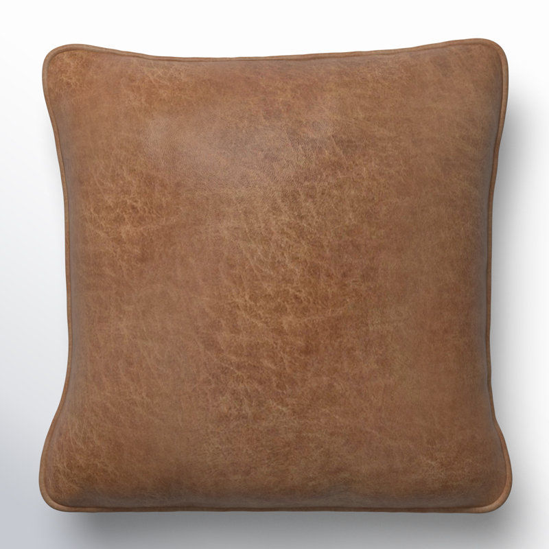 Kelly Clarkson Home Carroll Faux Leather Reversible Throw Pillow & Reviews | Wayfair added by Anna Valdez
