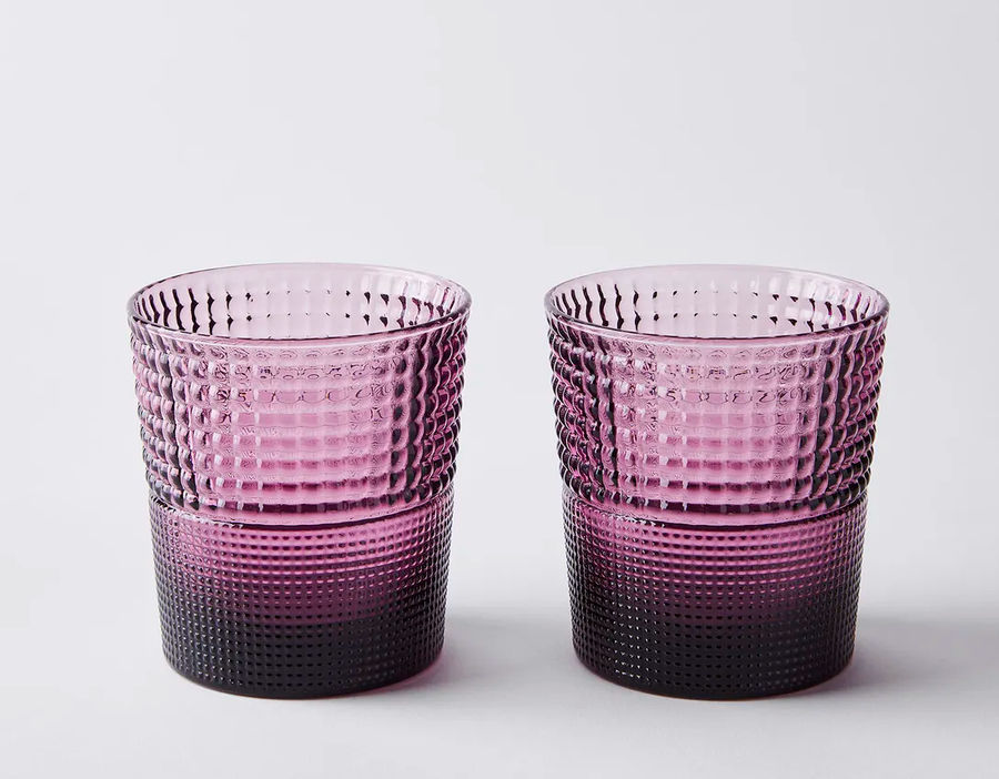IVV Italian Retro Glass Tumblers, Set of 2, 7 Colors, Mouth-Blown added by Eliza Teixeira