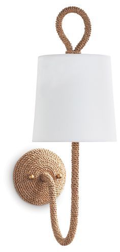 Bimini Rattan Wall Sconce, Natural added by kristin cavender