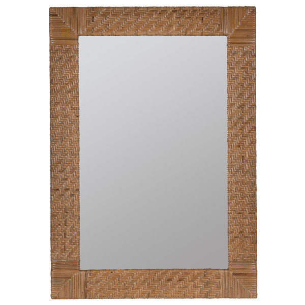 Prudence Rectangle Rattan Wall Mirror added by Melissa Isles