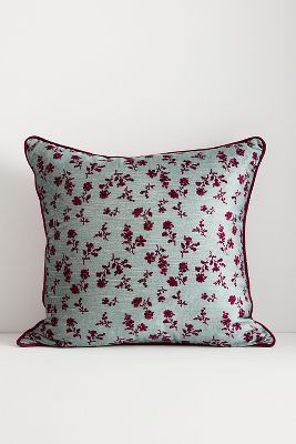 Alva Floral Cotton Velvet Pillow added by Savannah Darnall