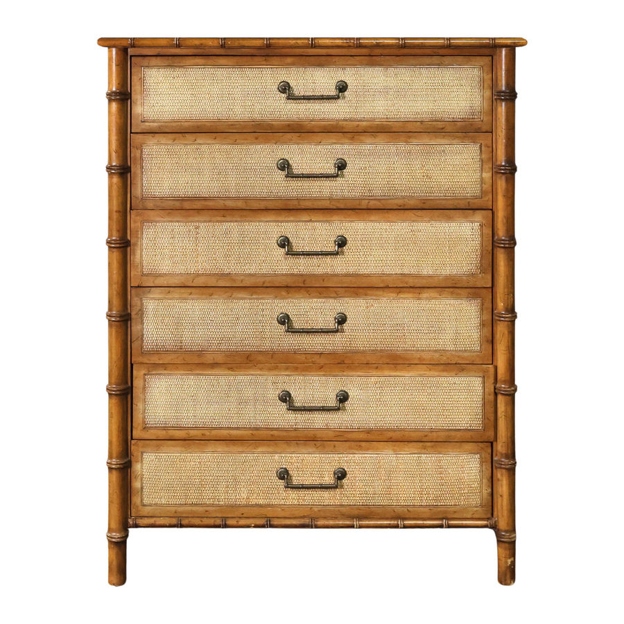 6 Drawer Tall Boy Dresser with Cane added by Serena Finnerty