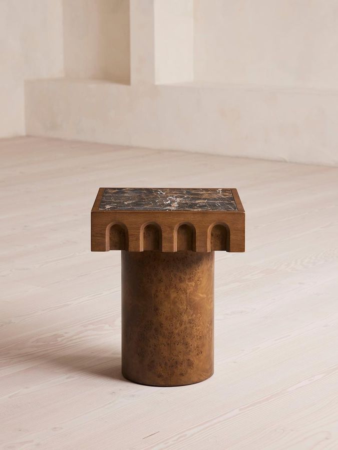 Hiro Side Table, Michelangelo Marble - Soho Home added by Cassandra Kirkpatrick