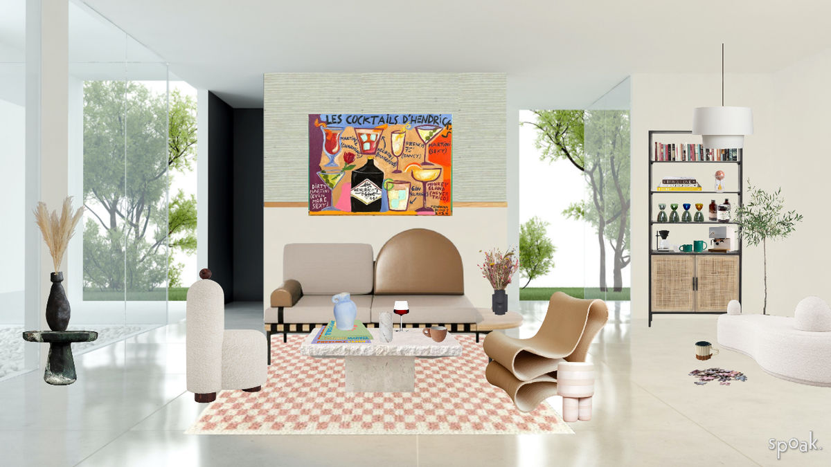 Living + Dining Room Inspo designed by Hilah Stahl