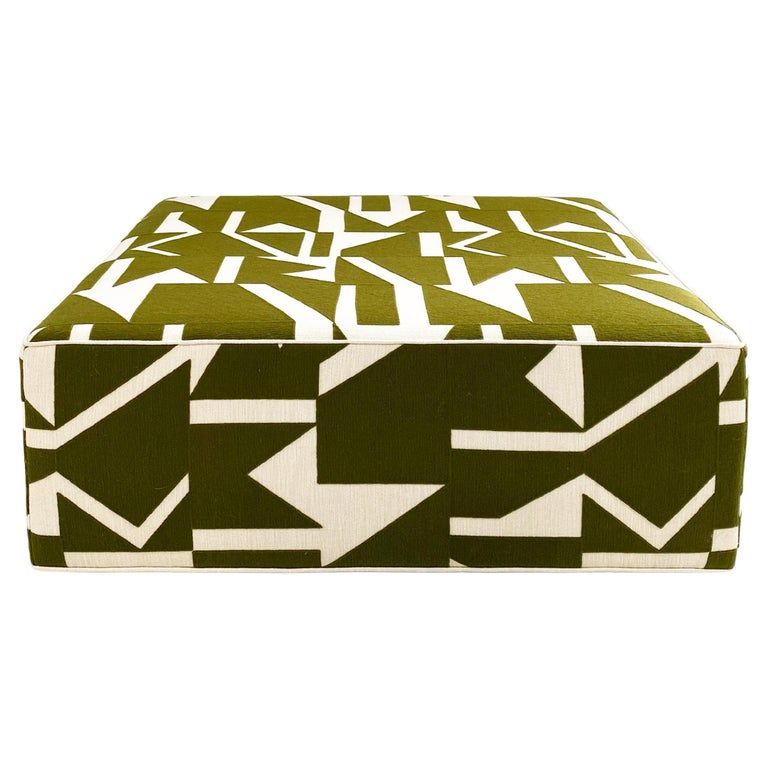 Forsyth Ottoman in Pierre Frey Wokabi Fabric added by Elizabeth Baker