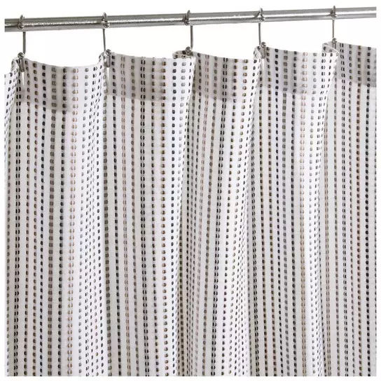 Multi-Color Striped Shower Curtain added by Renata Blanck