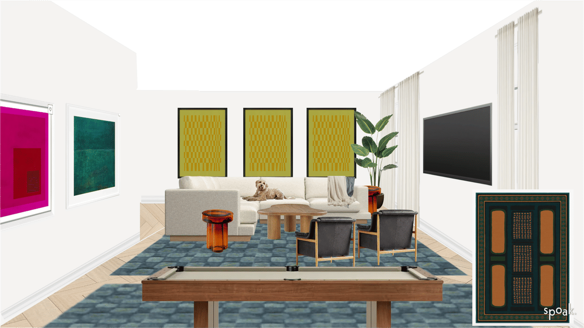Green Hallway Inspo designed by Lauren Schuss