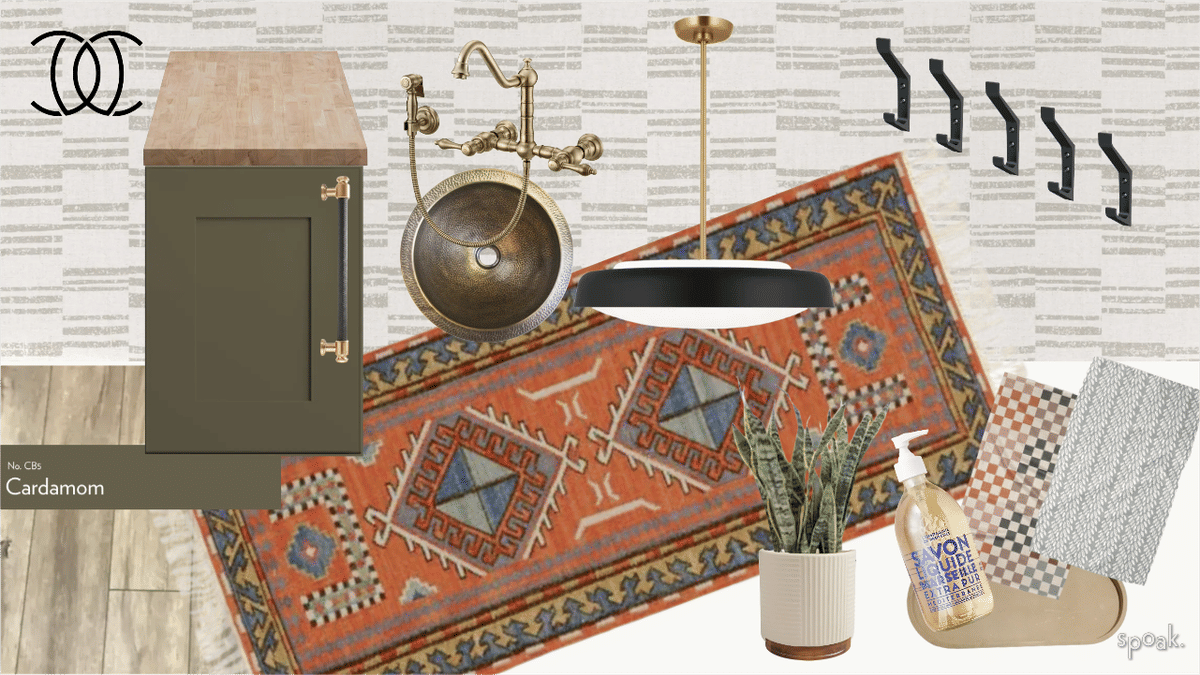 Boho Bathroom Inspiration designed by Nicki Northcutt