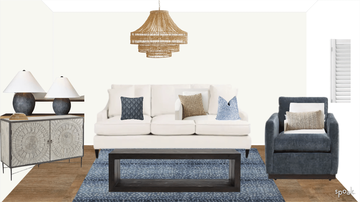 Kitchen + Living Room Inspo designed by Loni Freeman