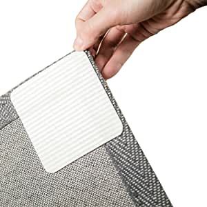 Home Techpro Rug Pad Gripper, Washable Grippers for Rug, “Vacuum TECH” - New Materials to Non Slip Rug Pads for Hardwood Floors, Under Rug Carpet Tape : Keep Your Rug in Place & Make Corner Flat added by Emily Monsees