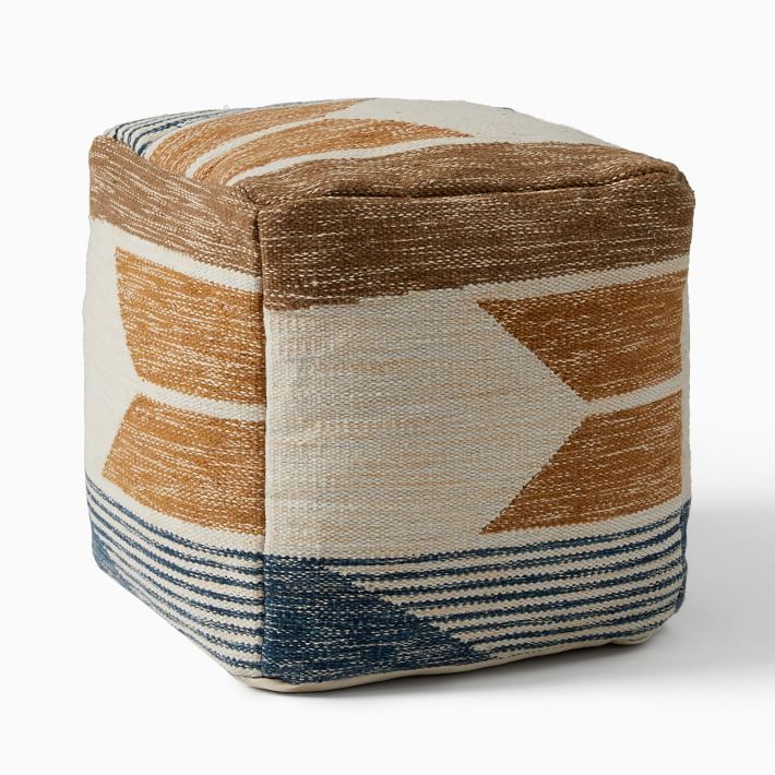 Desert Stream Indoor/Outdoor Pouf added by Kendra Johnson