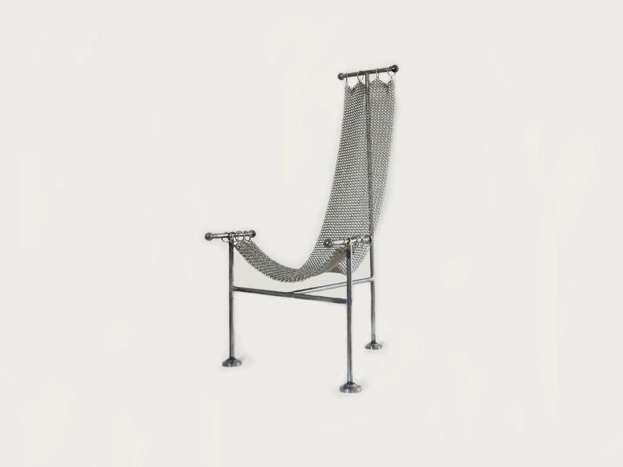 Chainmail Chair by Panorammma Atelier added by Evie Leigh