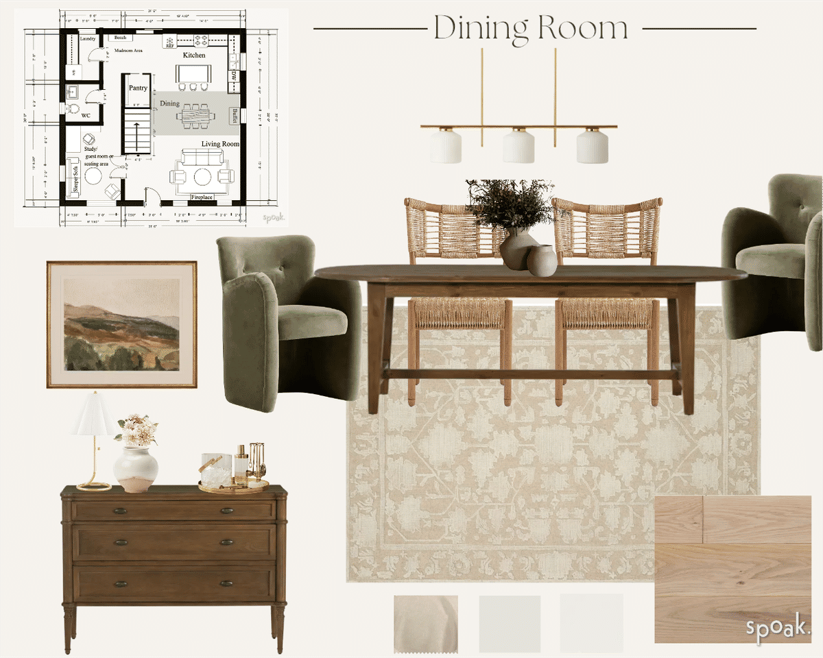 Dining Room Ideas designed by Nichole Hill
