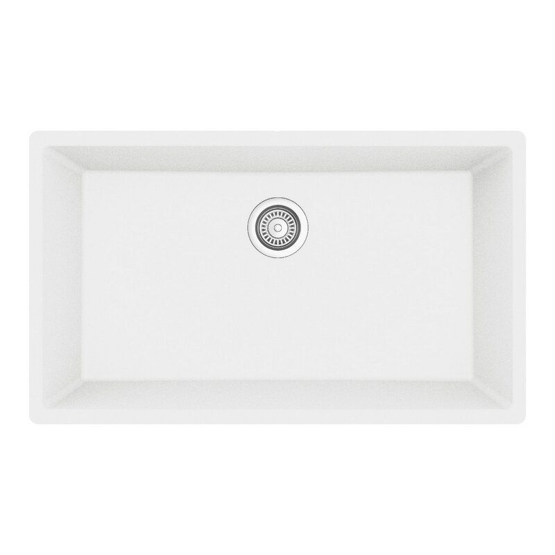 Karran Quartz 32-1/4'' X 19-1/4'' Large Single Bowl Undermount Kitchen Sink added by Carley Chapdelaine