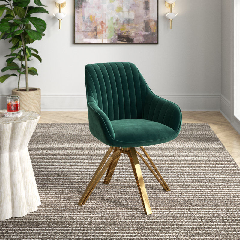 Brilliana Velvet Swivel Accent Chair added by Azure Thompson