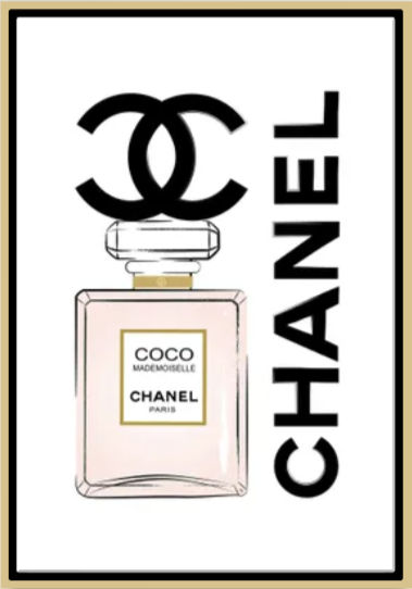 Coco Chanel Perfume Canvas Wall Art by Martina Pavlova | iCanvas added by Rachel Wertheimer