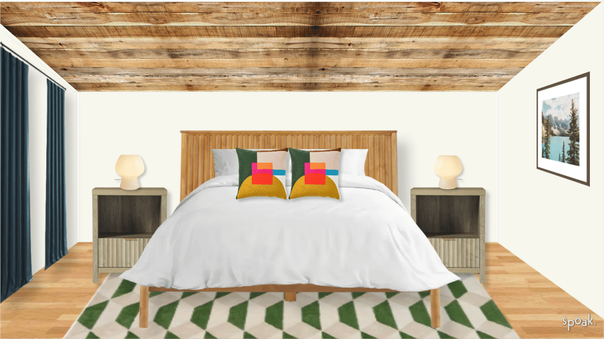 Rustic Bedroom Inspo designed by Elissa Hall
