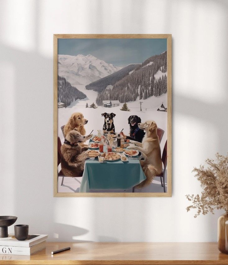 Dogs in Ski Resort Poster added by Sarah Jane Meek