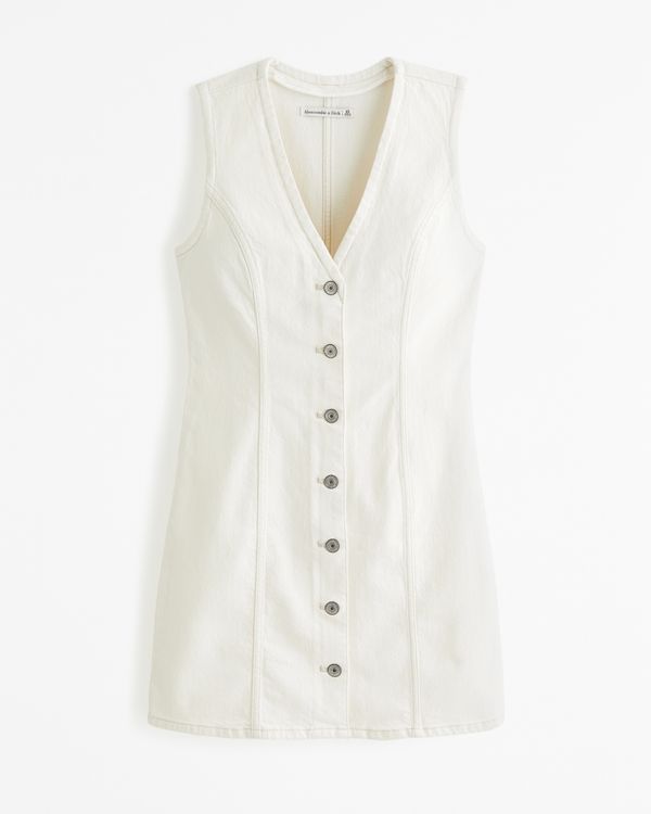 Women's The A&F Mara Denim Vest Mini Dress | Women's Clearance | Abercrombie.com added by Julia Byrum