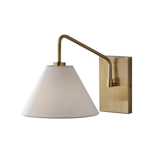 Finley Single Light Solid Brass Dimmable Armed Sconce added by Katie Carpenter