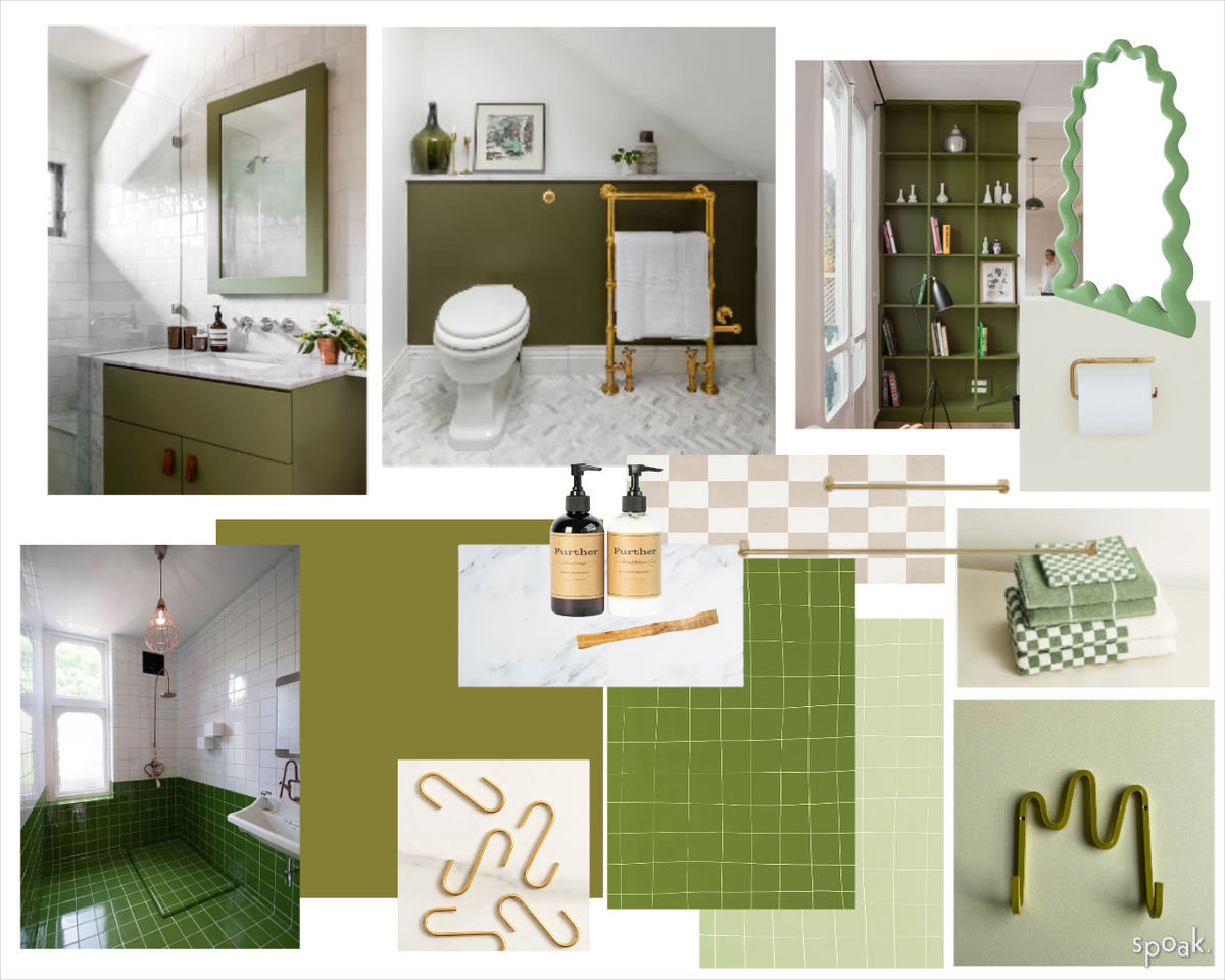 Primary Bathroom Inspo designed by Siri Anderson she/her