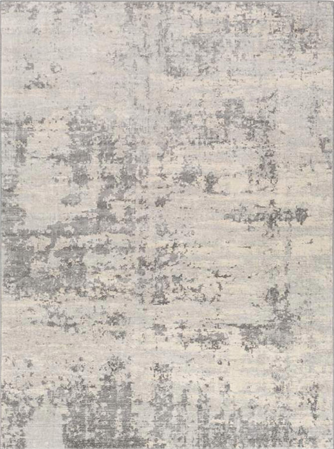 Surya Monaco MOC-2311 Silver Gray and Cream Area Rug - #87P27 | Lamps Plus added by Morgan Hatch