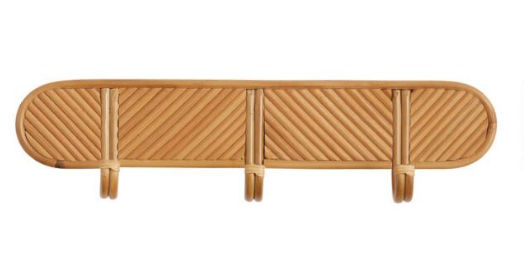 Natural Rattan Diagonals Wall Rack added by Samantha Grifone
