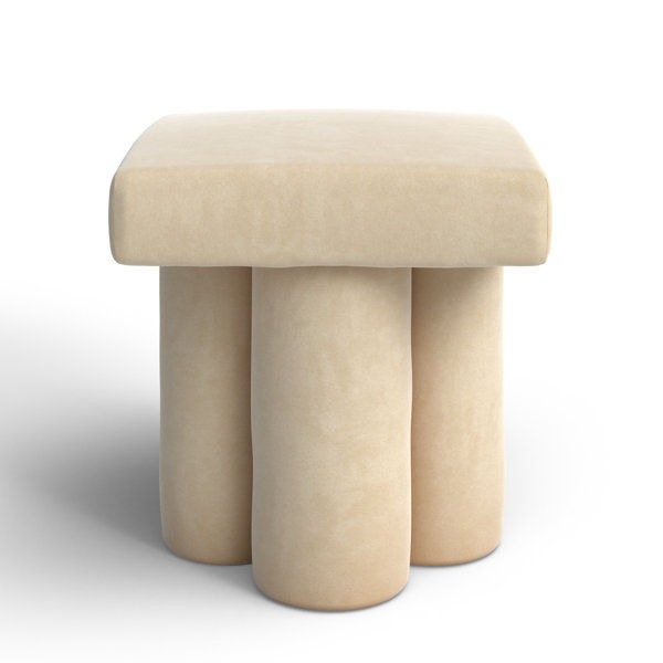 Dula Upholstered Velvet Ottoman added by Lauren Tiberi Warner