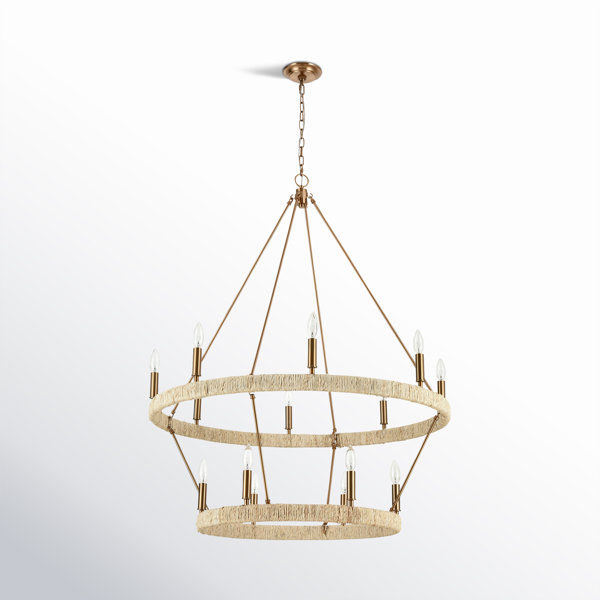 Abode 14 Light Metal Dimmable Geometric Chandelier added by Kate McKay Designs