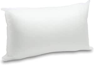 Foamily Throw Pillows Insert 12 x 20 Inches - Lumbar Bed and Couch Decorative Pillow - Made in USA - Bed and Couch Sham Filler added by HELEN SALGADO