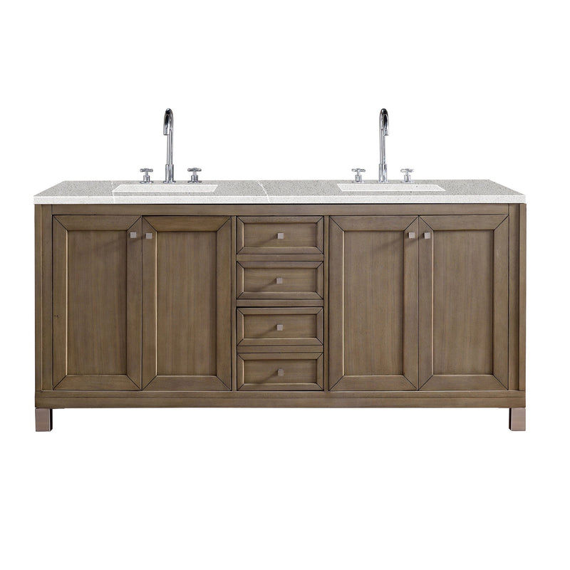 72" Chicago Double Bathroom Vanity, Whitewashed Walnut added by Shanna Eilers