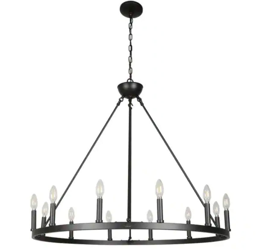 Wagon Wheel Chandelier added by Spoak Member