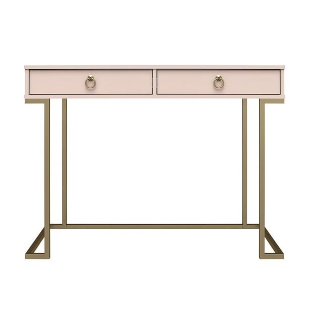 CosmoLiving by Cosmopolitan Camila Writing Desk, Pink added by Darla Ash