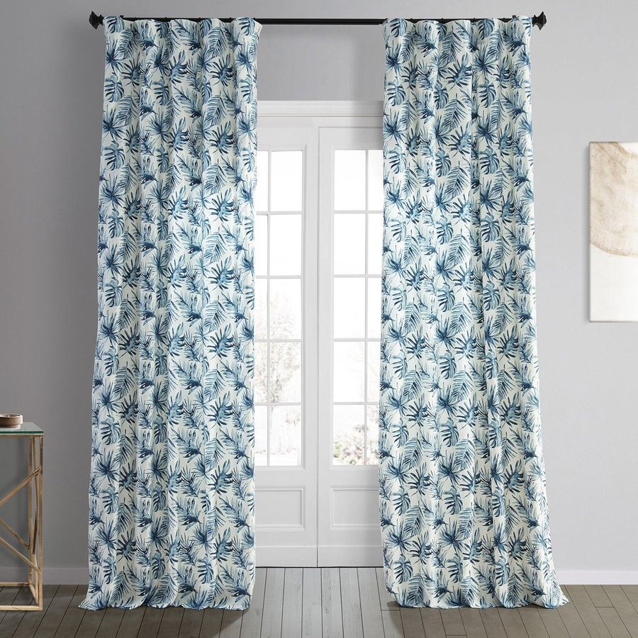 Artemis Blue Printed Cotton Curtain added by Jamie Gallagher