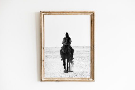 Cowboy Photo Print  Wild West Photo  Vintage Style  Black - Etsy added by Spoak Member