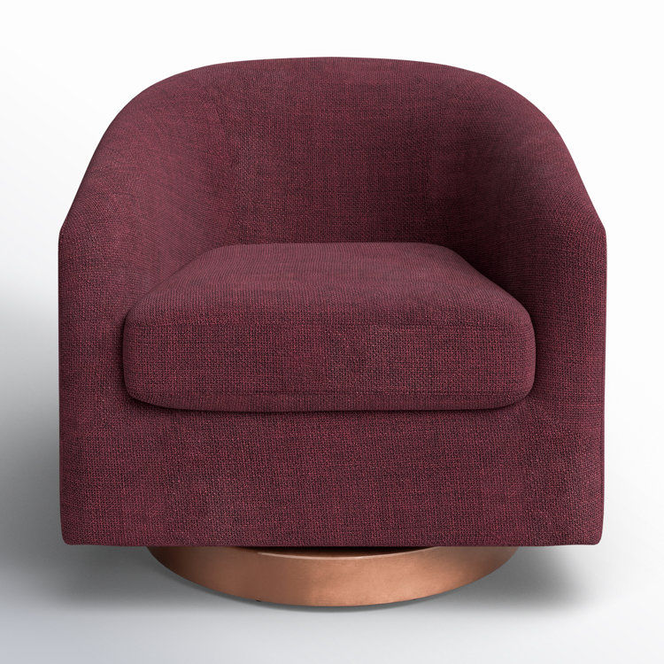 Bennett Upholstered Swivel Barrel Chair | AllModern added by Megan Blanchard