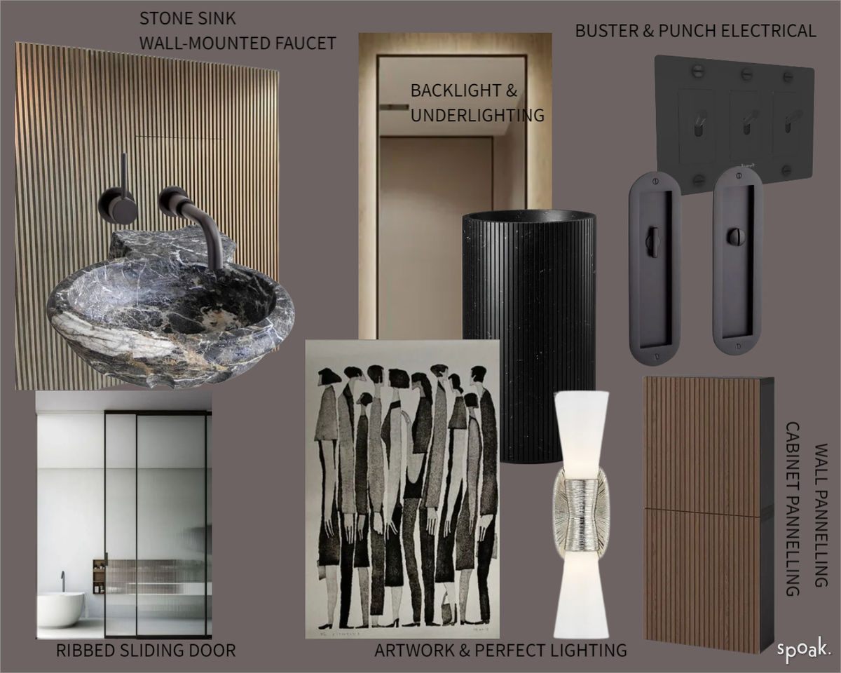 Guest Bathroom Inspiration designed by Hayley Andreesen