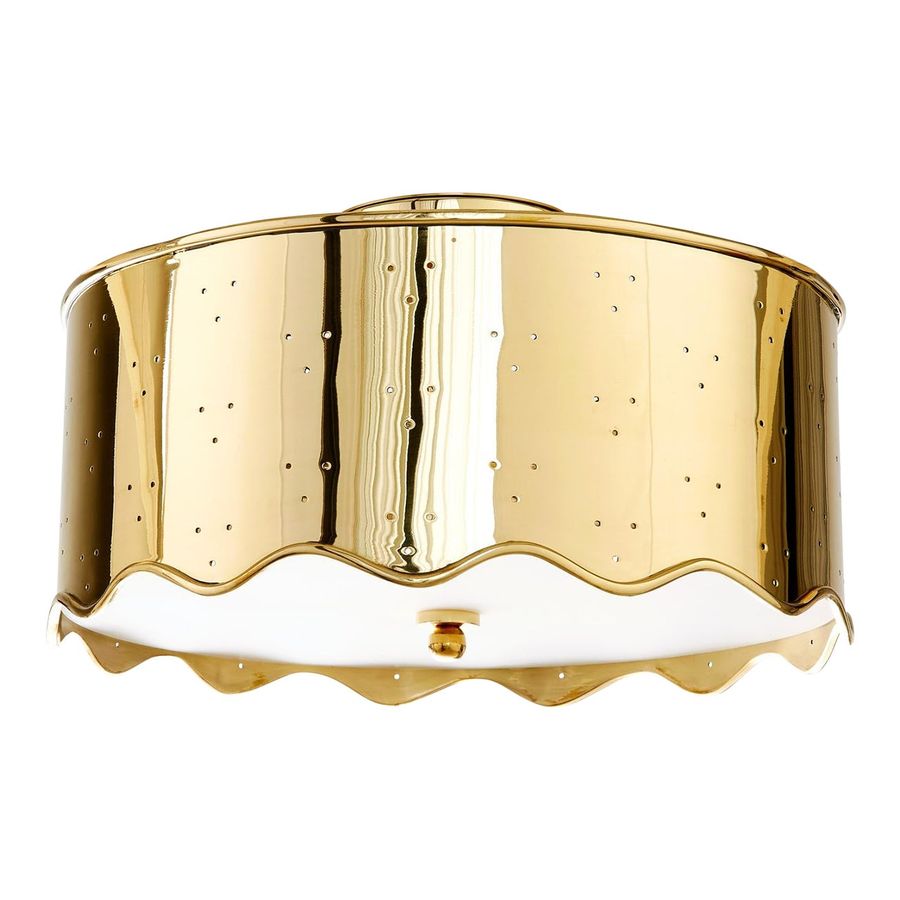 Jonathan Adler Brass Ripple Semi Flush Mount added by Abby Phillips