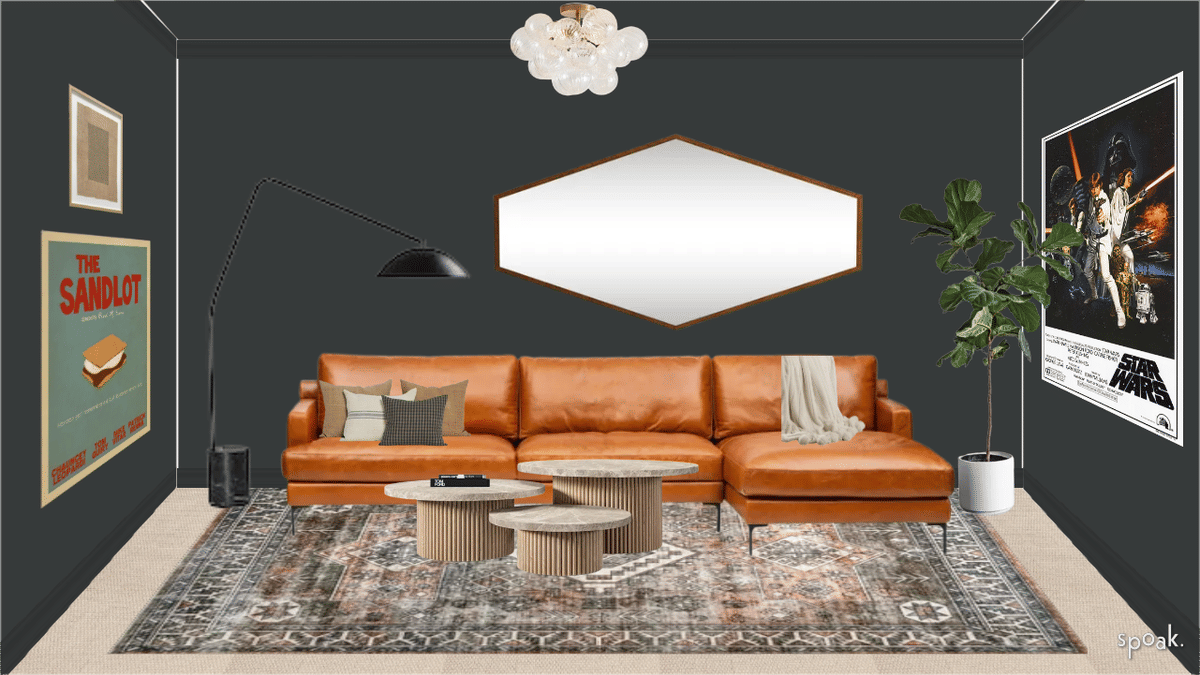 Living Room Inspiration designed by Brandon Knight
