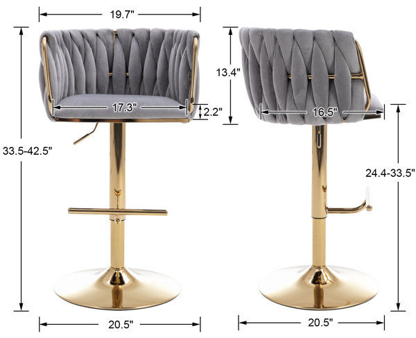 Swivel Adjustable Height Bar Stool added by Tiana Olivo